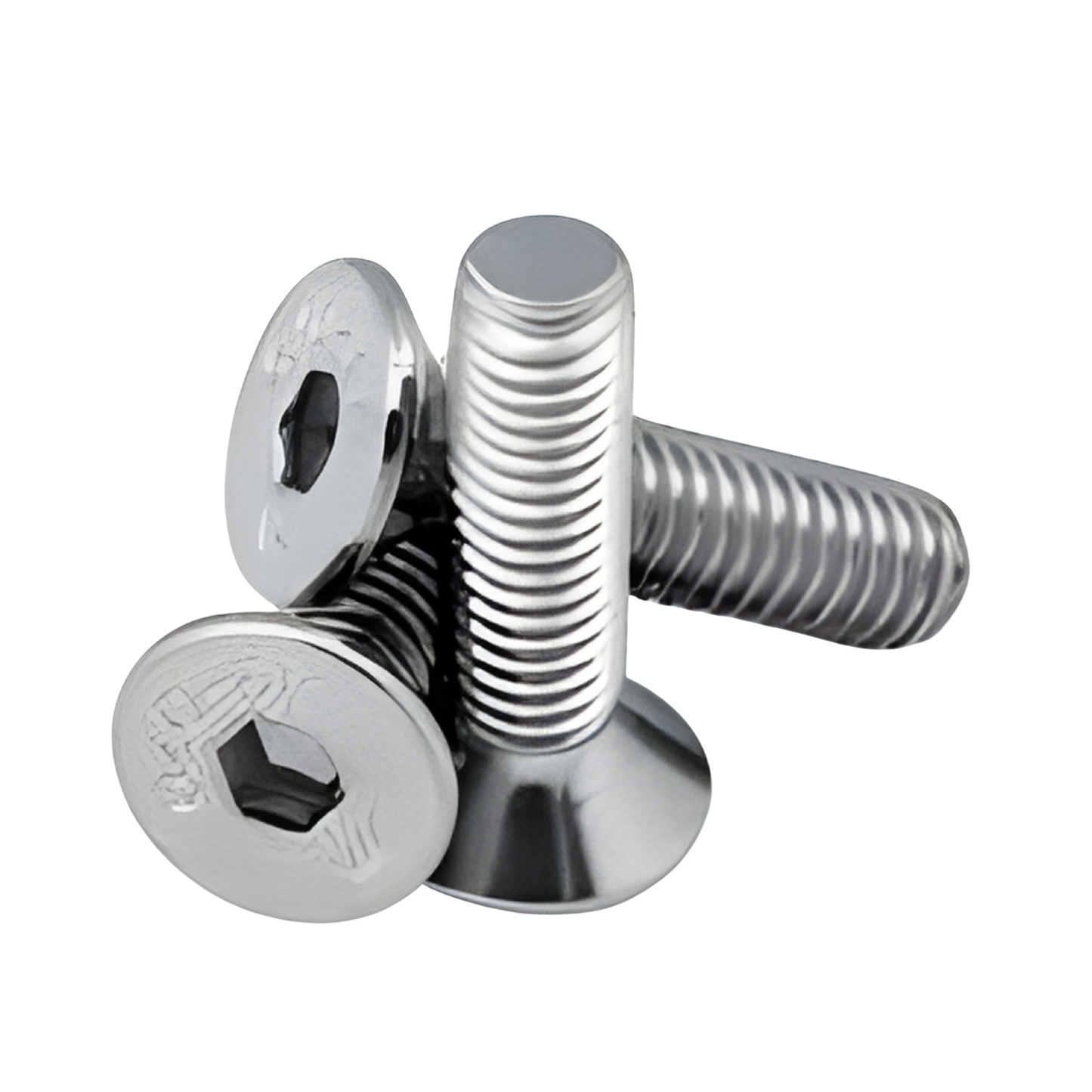 Hexagon socket countersunk head bolts M4*8 zinc plated