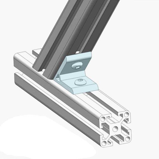 Aluminum Extrusion 45 degree connector for 20x20 Aluminum Profile