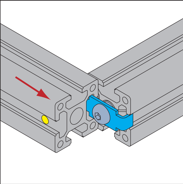 Butterfly End Connector 3030