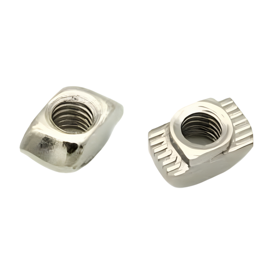 T Nut-6-M5  2020 nickel plated steel
