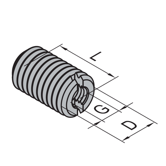 Hole Reducer Bolt M14/M8 nickel plated steel