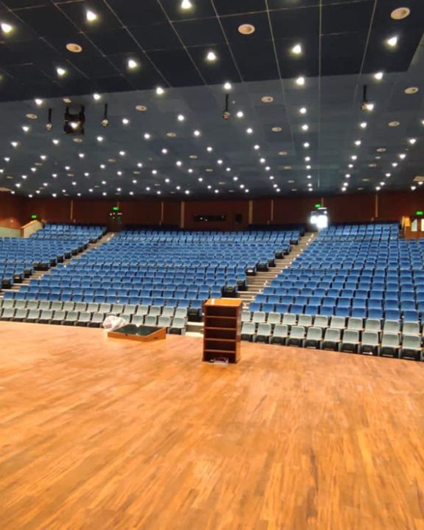 FALSE CEILING FOR AN AUDITORIUM